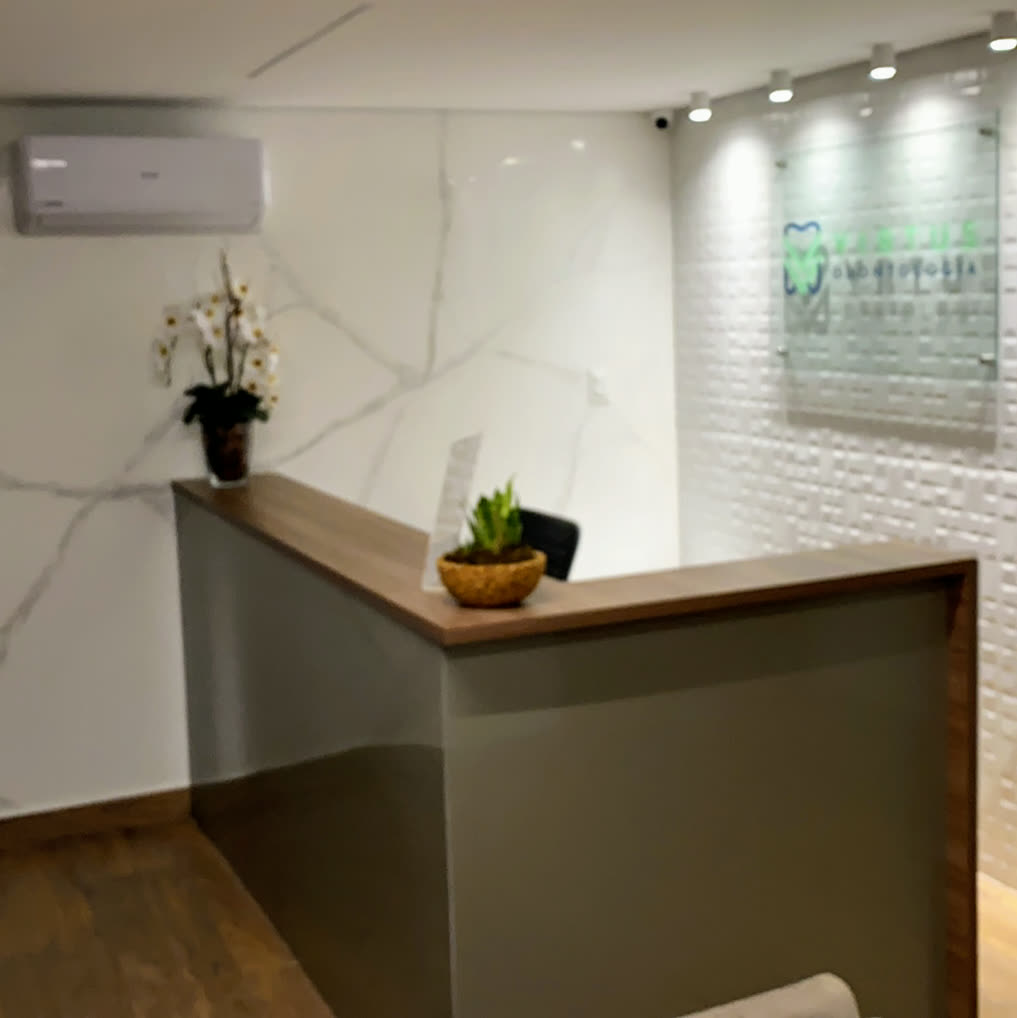 Recepção da Virtus Odontologia